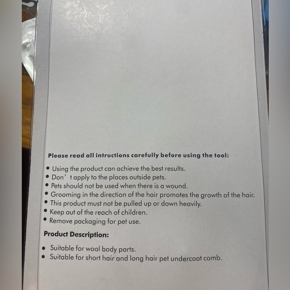 Cat/Dog Brush with extra comb pack - Picture 7 of 11